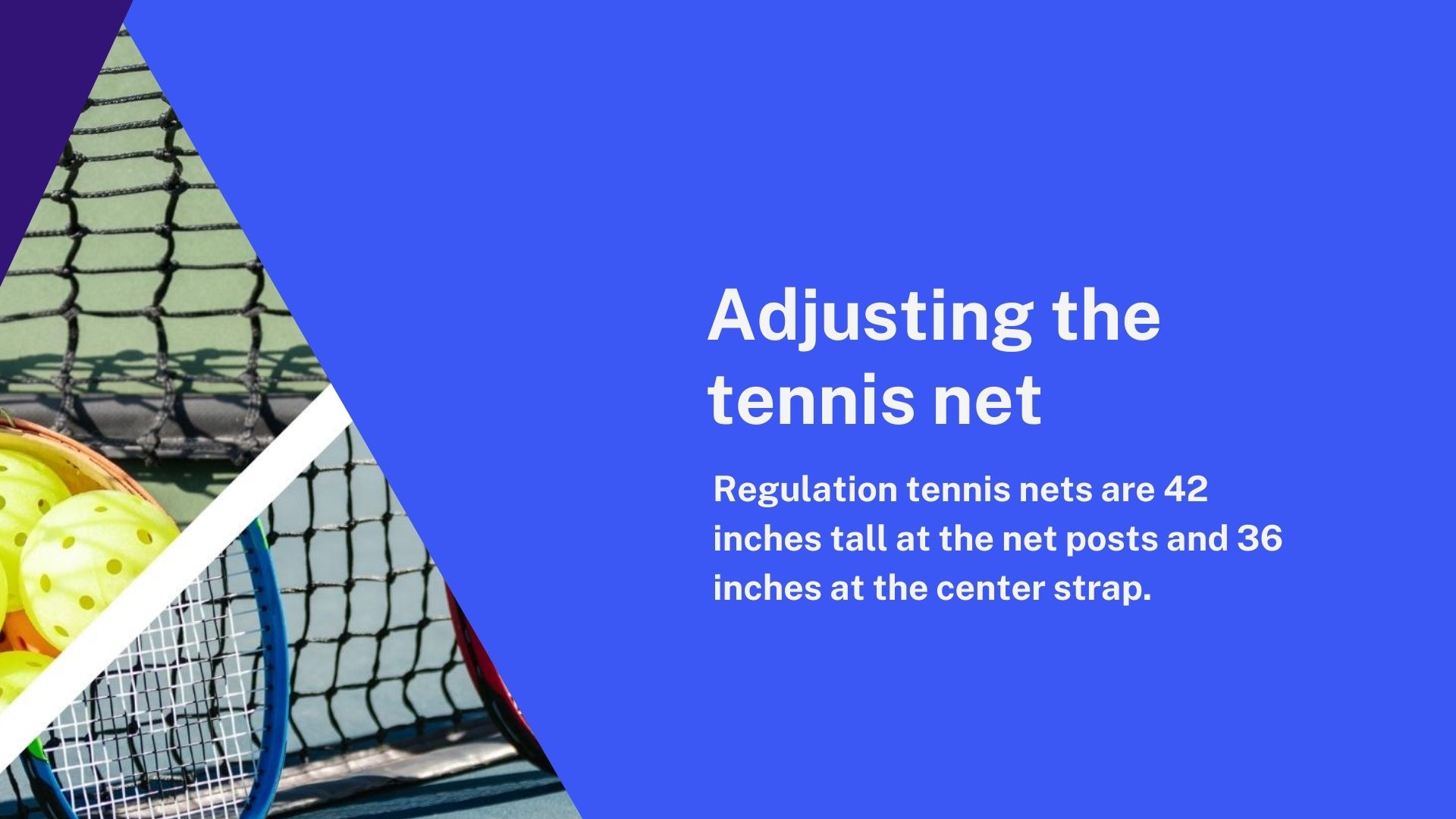 Adjust Tennis Net For Pickleball